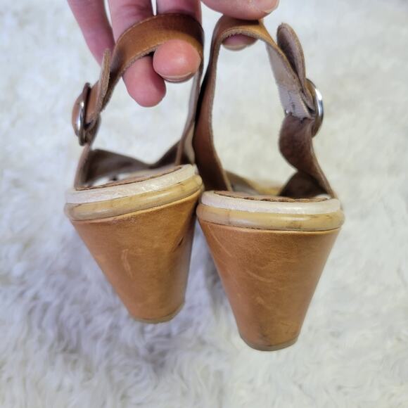 Pikolinos Wedge Sandals Crema Slingback 6.5/7 - Picture 5 of 10